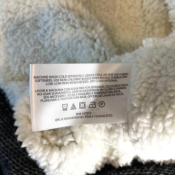 ORVIS Classic Collection Mens Quarter Zip Sweater Sherpa Lined Black L Outdoor - Picture 10 of 10